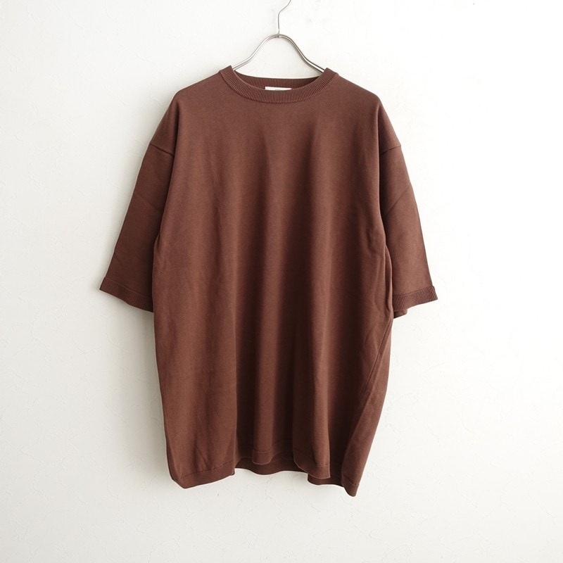 �ڥ��/���3.3���ۥ����ȥ� ATON NATURAL DYE HALF SLEEVE SWEATER ȾµT�����  6 (1-2511-16)��10L52��