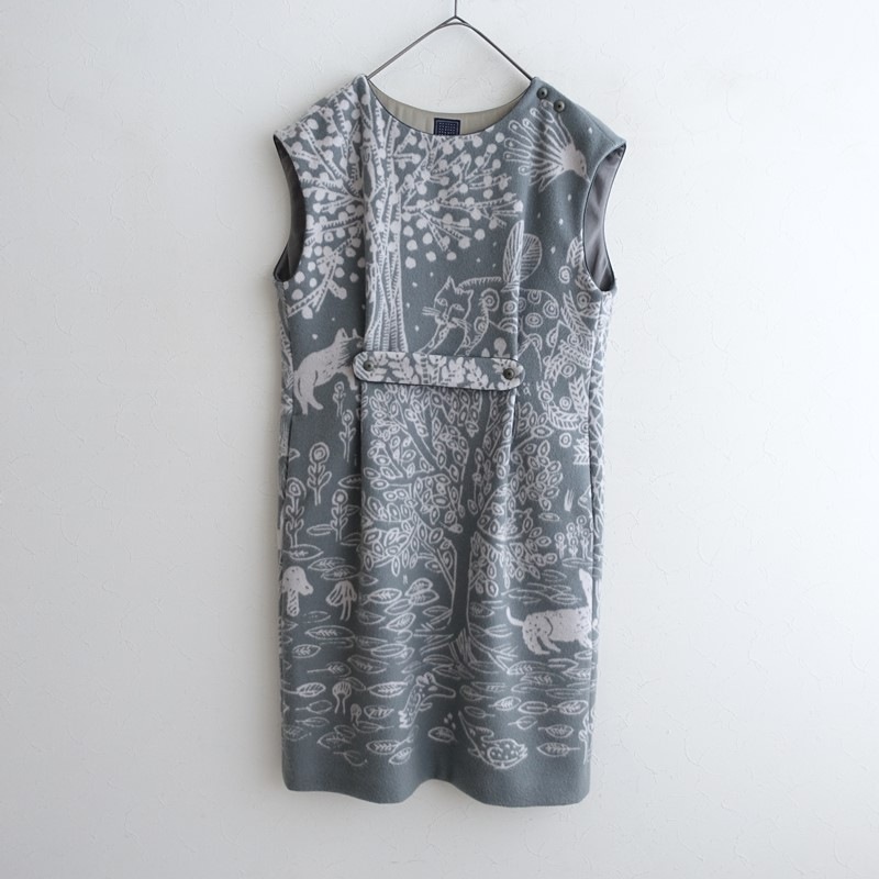 最終　ミナ ペルホネン ノースリーブドレスグレー新品 25周年復刻 限定8着/定価7.9万】ミナペルホネン mina perhonen imagine