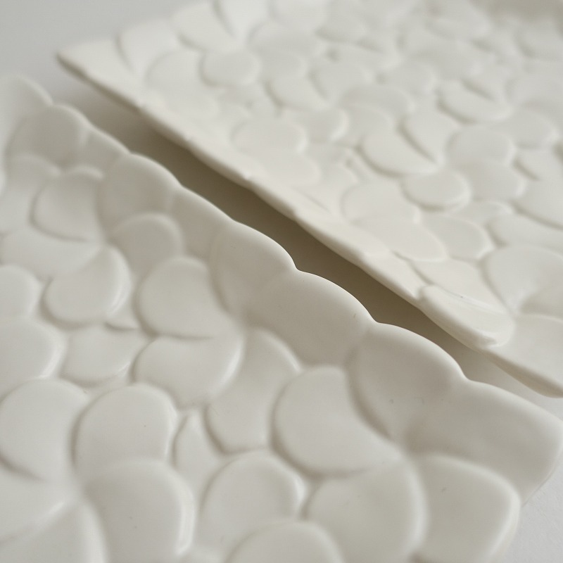 ʡۥ󥬥饱ߥå JENGGALA KERAMIK FRANGIPANI DISH ץ졼18cm3祻å   (wa84-2508-76)01I52