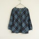�ߥʥڥ�ۥͥ� mina perhonen tartan ����������å�Ĺµ�֥饦��  - (1-2506-294)��01G52��