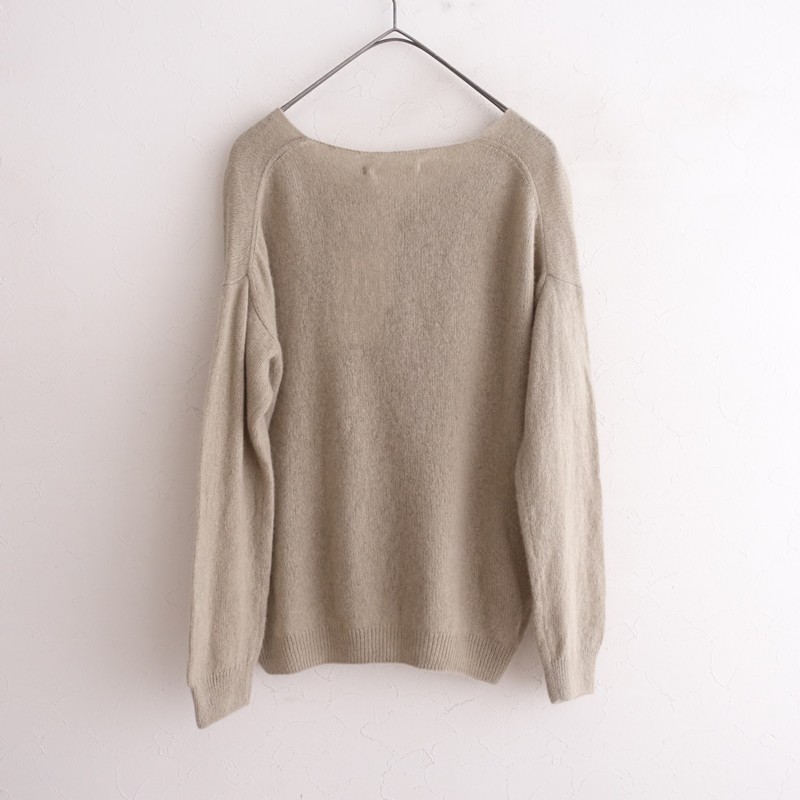 ��2025AW/����/���3.3���ۥ������२���� evam eva cashmere pullover �˥åȥץ륪���С�  M (1-2601-451)��62B62��