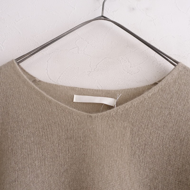��2025AW/����/���3.3���ۥ������२���� evam eva cashmere pullover �˥åȥץ륪���С�  M (1-2601-451)��62B62��