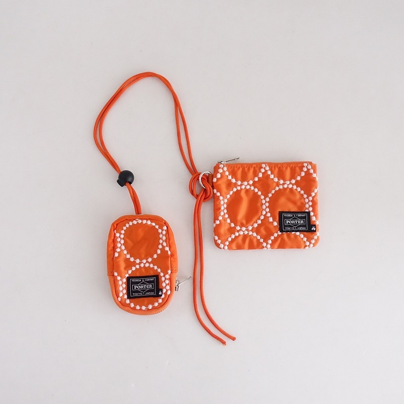 ��2024/���2.2���ۥݡ������ߥߥʥڥ�ۥͥ� PORTER �� mina perhonen tambourine KEY CASE & COIN PURSE 2�����å�   (ac7-2508-62)��03H52��