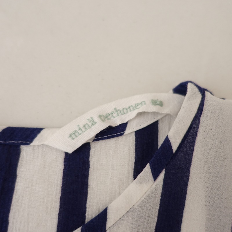 ミナペルホネン mina perhonen finger stripe ストライプシフォン