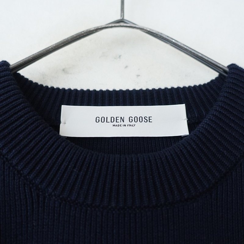 ��2025/AW/���8.1���ۥ�����ǥ󥰡��� GOLDEN GOOSE ���㡼�ʥ륹���������LUXE���� ���롼�ͥå��˥å�  XL (33-2604-20)��82D62��
