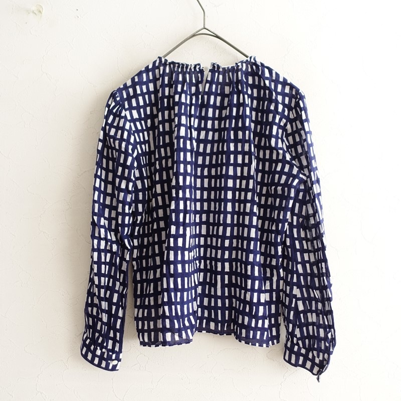 �ߥʥڥ�ۥͥ� mina perhonen sora check���㥶���ͥå��ץ륪���С��֥饦��  36 (2-2512-419)��71A62��