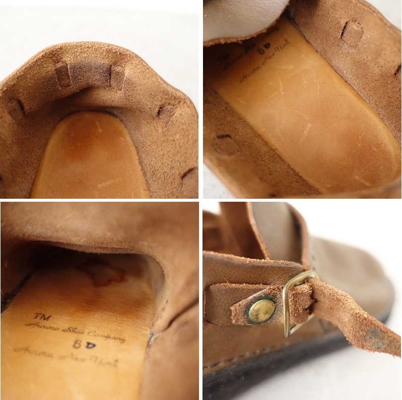 �����4.1���ۥ������饷�塼�� AURORA SHOES Middle English �쥶�����塼�� 6/23  6 (sh7-2607-177)��12H62��
