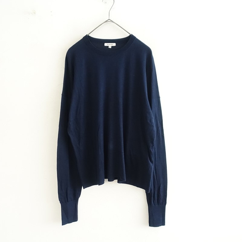 ブラミンク BLAMINK シルクカシミヤブレンドニット 38 (5-2609-42