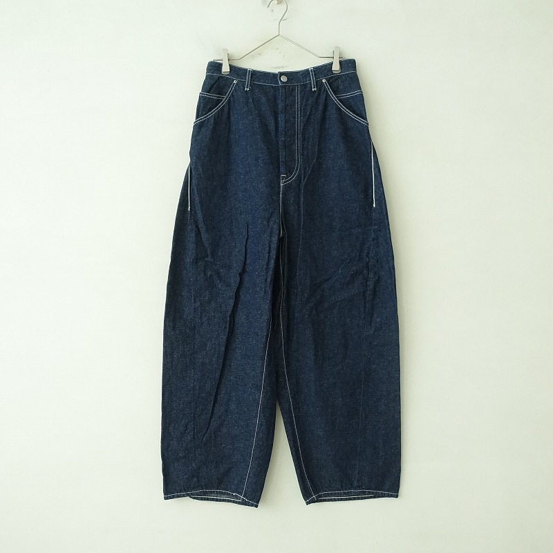ミナペルホネン ワイドパンツ チェック柄 美品 ハイウエスト