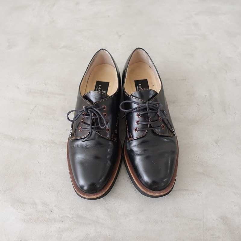 �����3���ۥ��Х� LANVIN �졼�����åץ��塼�� 23.5/23.5  23.5 (sh10-2603-134)��51D62��