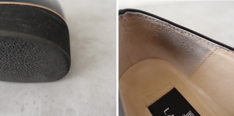 �����3���ۥ��Х� LANVIN �졼�����åץ��塼�� 23.5/23.5  23.5 (sh10-2603-134)��51D62��