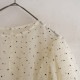 �����1.6��/2025�ۥե�������ɥ� fig London DOT tulle blouse  F (4-2608-90)��62I62��