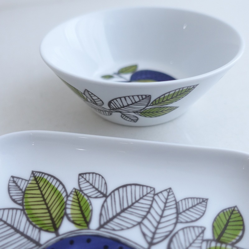 ���̲��ۥ����륹�ȥ��� Rorstrand Eden ���ǥ� ���������ץ졼�� 18cm �ܥ��� 13cm 2�����å�   (wa23-2509-93)��92J52��