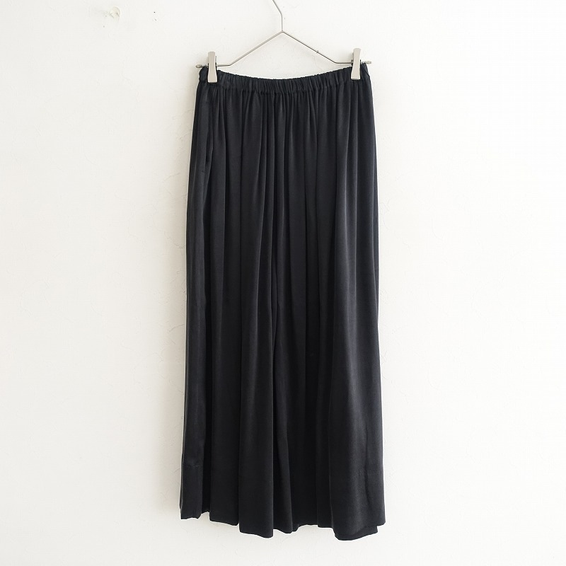 6.3ۥ桼쥹 humoresque washed silk satin gather skirt  M (sk2-2504-283)11E52