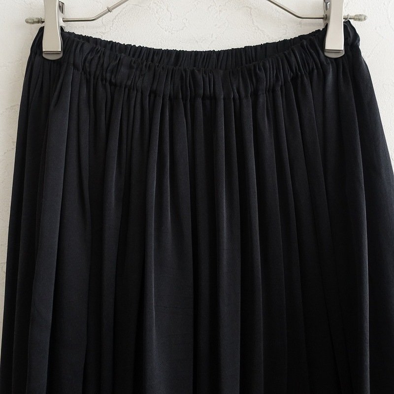 6.3ۥ桼쥹 humoresque washed silk satin gather skirt  M (sk2-2504-283)11E52