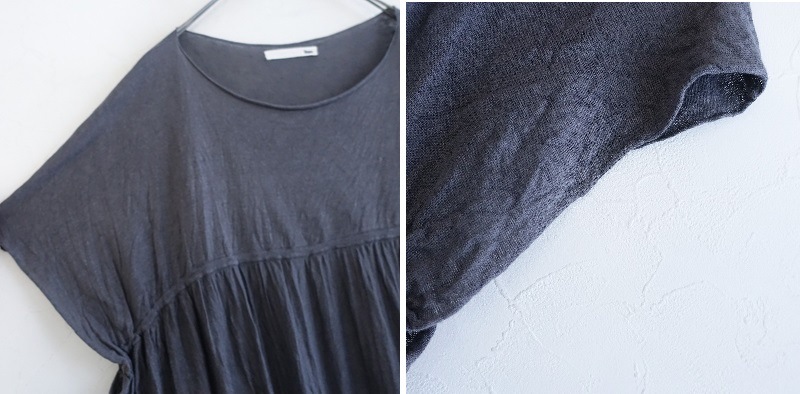 ��2023/���2.5���ۥ������२���� evam eva linen gethered pullover   (2-2506-242)��21G52��