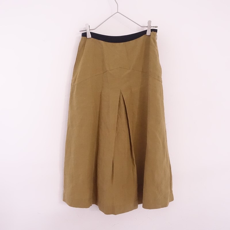 �ޡ�����åȥϥ����� MARGARET HOWELL DENSE FINE LINEN SKIRT ��ͥ󥹥�����  1 (sk1-2511-401)��61L52��
