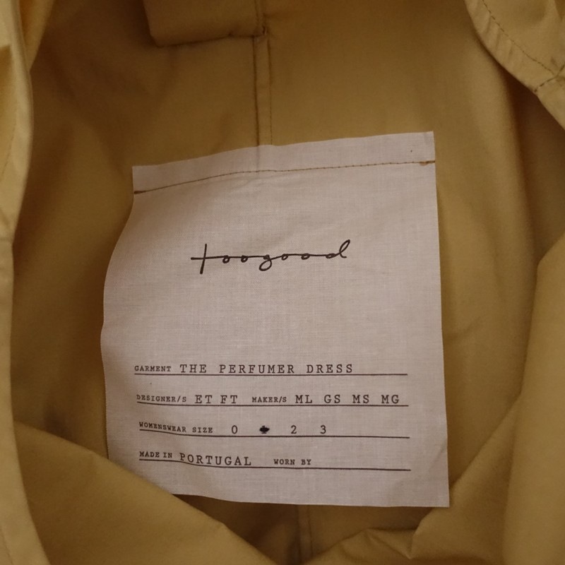 ��̤����/���8.8���ۥȥ������å� Toogood THE PERFUMER DRESS  1 (j27-2604-141)��22E62��