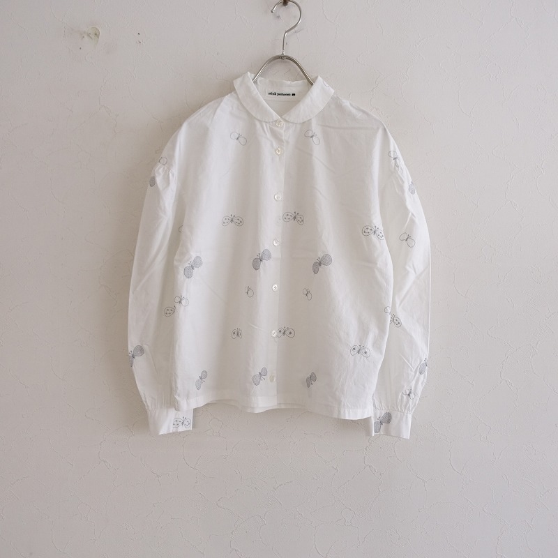 美品✨ミナペルホネン　choucho 刺繍　even ブラウス シャツ 長袖 ミナペルホネン choucho 刺繍 even ブラウス シャツ 長袖 【公式通販】