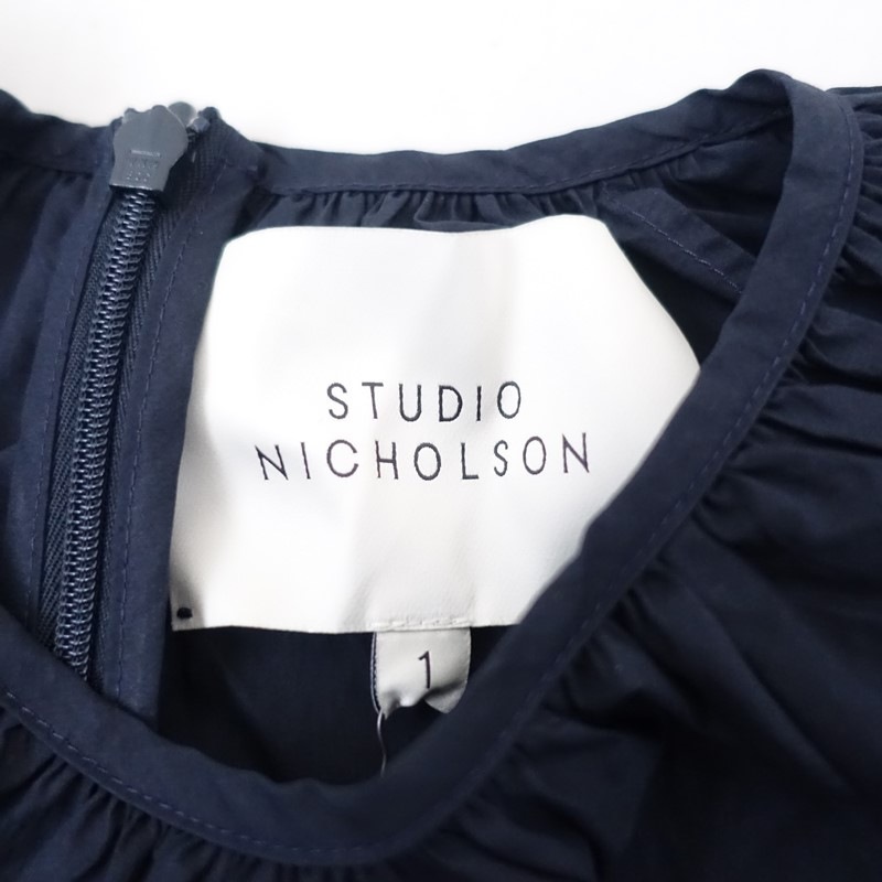 �����4.9���ۥ��������˥��륽�� STUDIO NICHOLSON POSADA PULLOVER BLOUSE  1 (2-2604-157)��60E62��