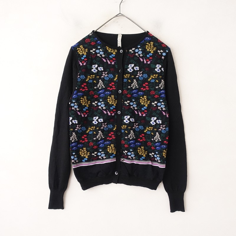 ANTIPAST 花柄　ボタニカル　 カーディガン サイズ1 Atelier Ninon / ANTIPAST botanical cardigan