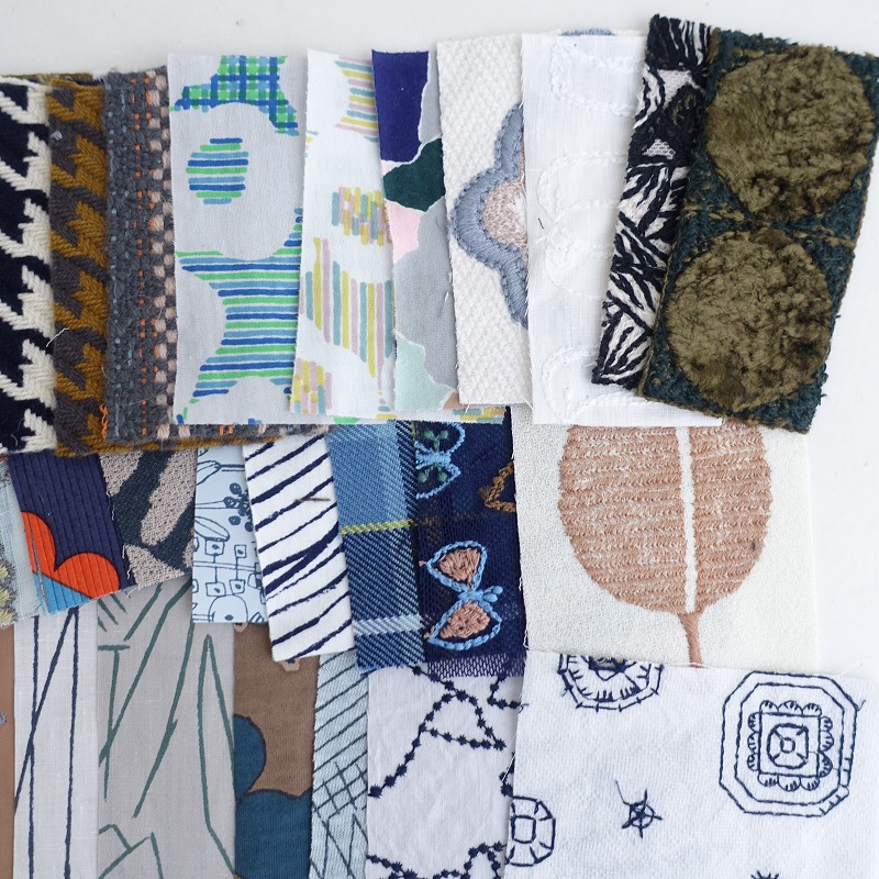 ミナペルホネン × 古布 藍染 ⚮̈ハギレ コースター　twins palmier ミナペルホネン × 古布 藍染 ⚮̈ ハギレ コースター 【公式通販】