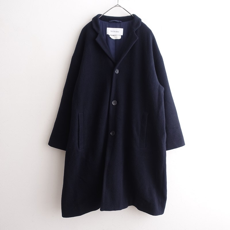 �����4.4���ۥ�����ƥ����� Veritecoeur Wool single long coat �����륷�󥰥���󥰥�����  F (jk1-2601-23)��10B62��