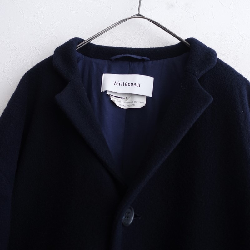 �����4.4���ۥ�����ƥ����� Veritecoeur Wool single long coat �����륷�󥰥���󥰥�����  F (jk1-2601-23)��10B62��