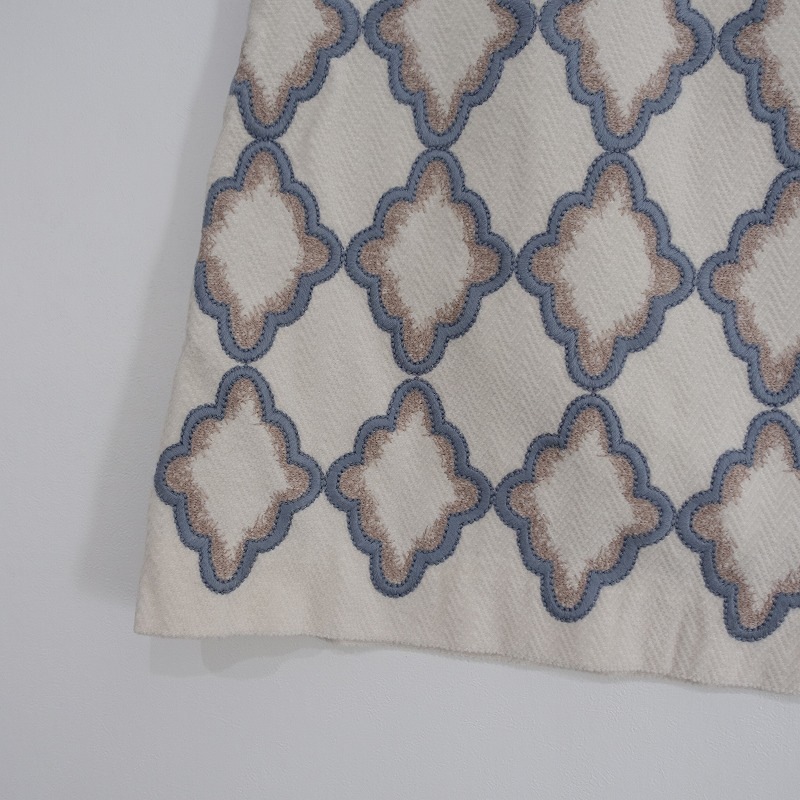 ミナペルホネン mina perhonen miroir 刺しゅうスカート 36 (jsk1-2501  