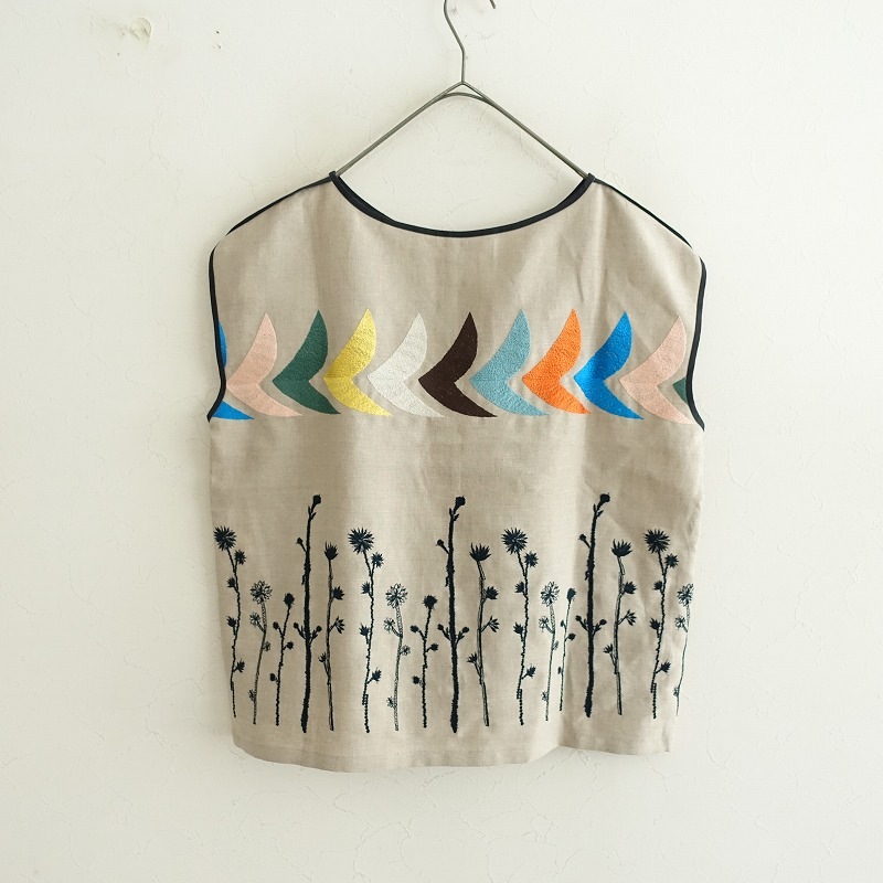 ̤/2025SS/30ǯ/4.4ۥߥʥڥۥͥ mina perhonen noppara+bird ֥饦  40 (25-2509-224)30J52