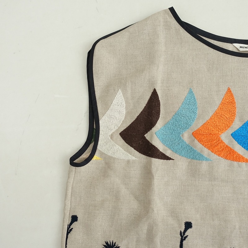 ̤/2025SS/30ǯ/4.4ۥߥʥڥۥͥ mina perhonen noppara+bird ֥饦  40 (25-2509-224)30J52