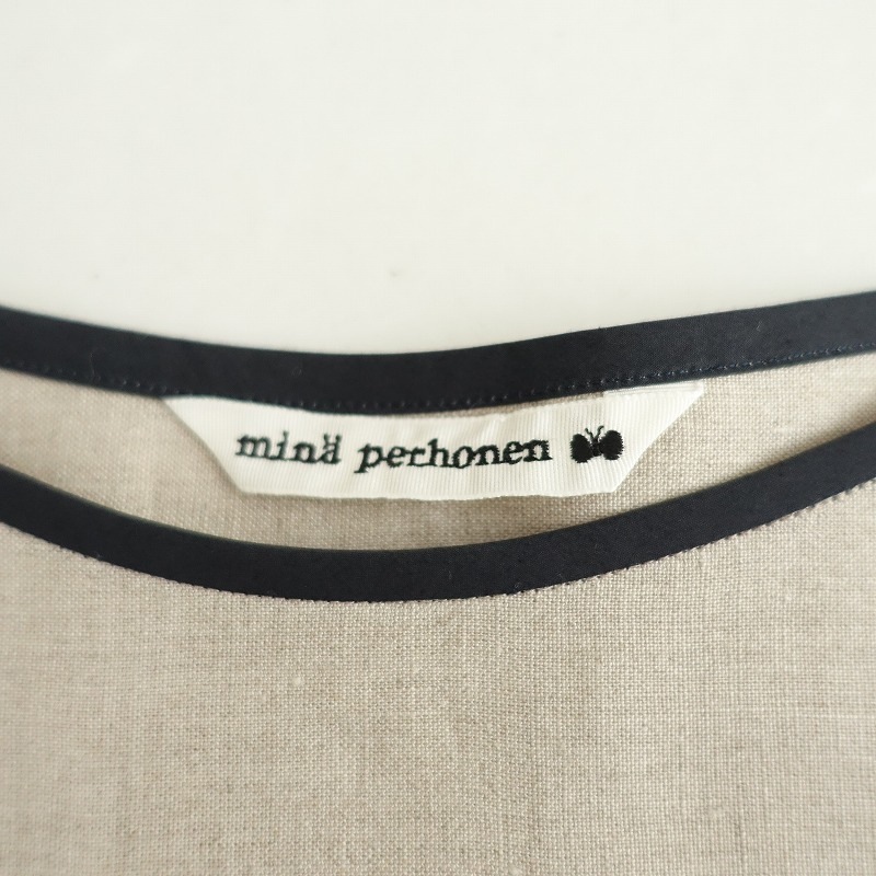 ̤/2025SS/30ǯ/4.4ۥߥʥڥۥͥ mina perhonen noppara+bird ֥饦  40 (25-2509-224)30J52
