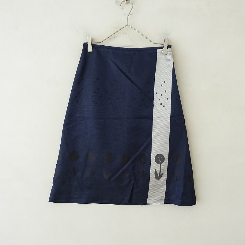 ミナペルホネン　mina perhonen 台形スカート　美品 mina(perhonen）台形スカート 【公式通販】