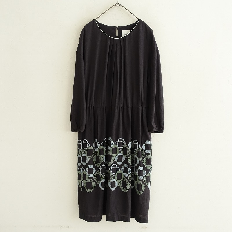 専用様…未使用タグ付　ミナペルホネンワンピース　Veronica 刺繍 ワンピース ADA3436PD | mina perhonen (Baby&Kids)/ミナ