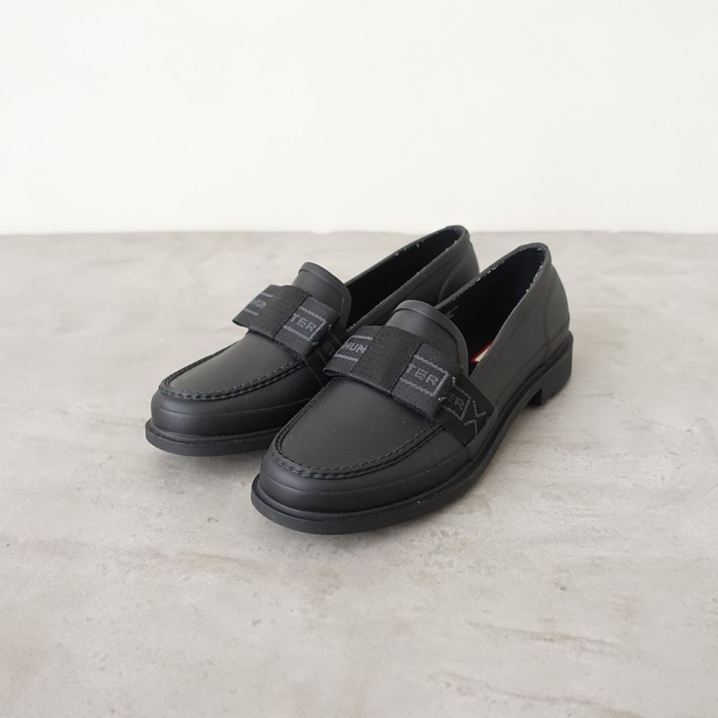 ��̤���ѡۥϥ󥿡� HUNTER W REFINED BOW PENNY LOAFER �쥤�󥷥塼�� UK6/EU39/US8/24.5  UK6/EU39/US8 (sh10-2605-17)��62E62��
