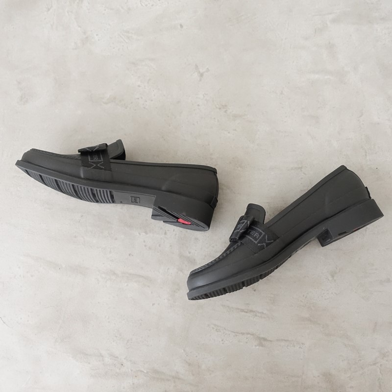 ��̤���ѡۥϥ󥿡� HUNTER W REFINED BOW PENNY LOAFER �쥤�󥷥塼�� UK6/EU39/US8/24.5  UK6/EU39/US8 (sh10-2605-17)��62E62��