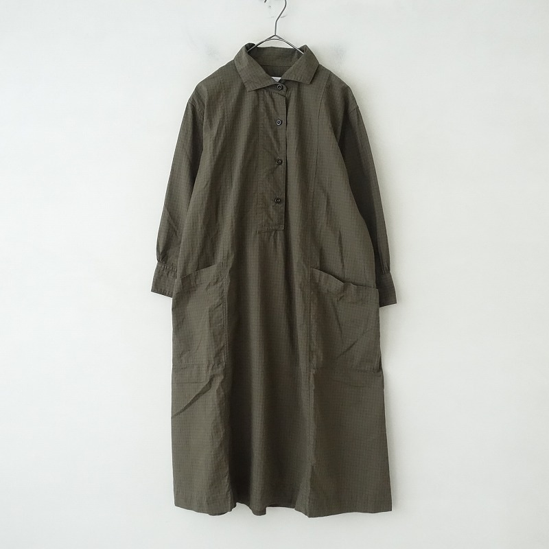 マーガレットハウエル MHL. コットン格子チェックワンピース 2