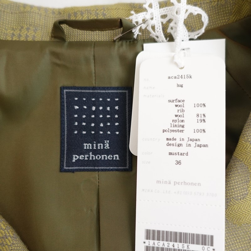 ��2024AW/���10.4���ۥߥʥڥ�ۥͥ� mina perhonen hug ���㥱�å�  36 (jk25-2604-536)��10F62��