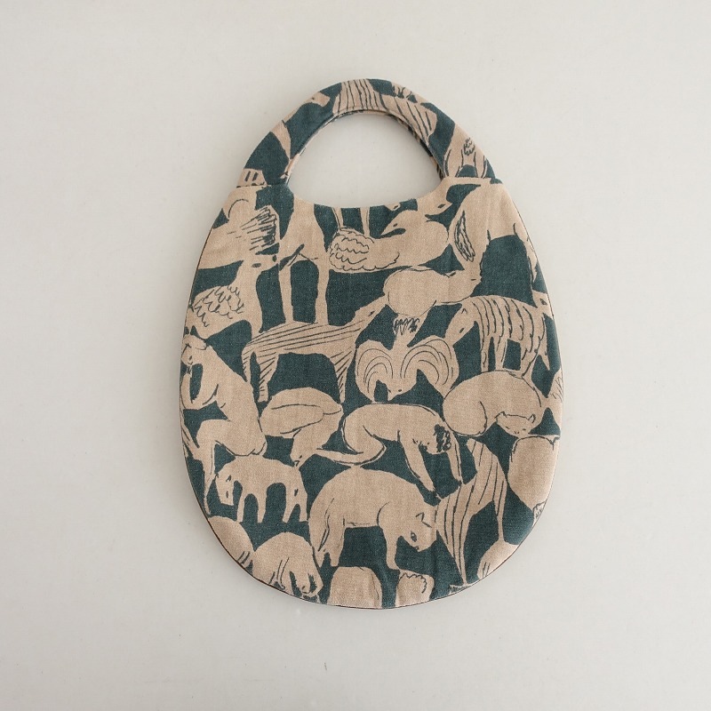 美品】ミナペルホネン mina perhonen life puzzle egg bag エッグ