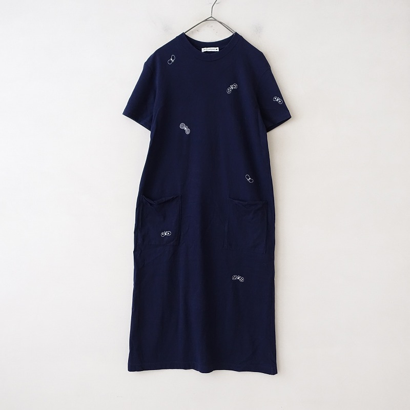 ミナペルホネン 未使用ワンピース choucho ネイビー mina perhonen