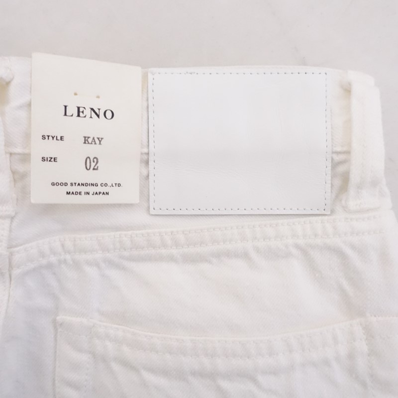 �����2.4���ۥ�� LENO & CO KAY HIGH WAIST JEANS �ۥ磻�ȥǥ˥�ѥ��  02 (25-2512-164)��30A62��