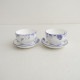 ���̲�������/�����å����å� WEDGWOOD BLUE PLUM ����ѥˡ��� �ƥ������åס��������� 2�ҥ��å�   (wa84-2607-70)��10I62��
