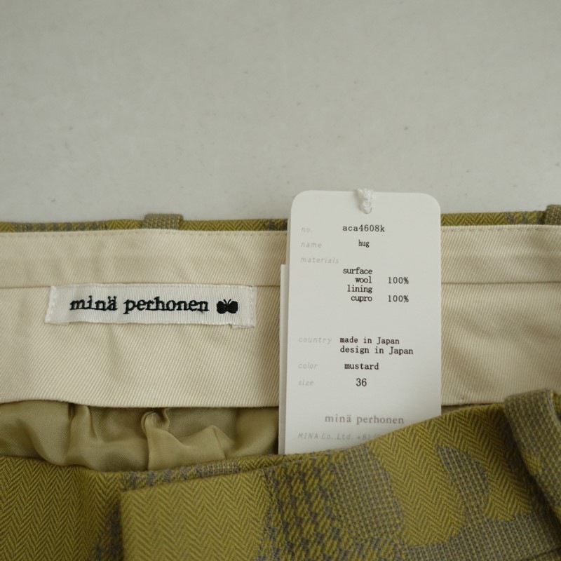 ��2024AW/���6.1���ۥߥʥڥ�ۥͥ� mina perhonen hug ���å��ѥ��  36 (25-2604-532)��10F62��