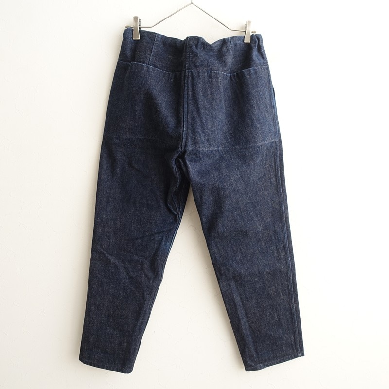 定価2.7万】 えみおわす デニムタックパンツ (33-2512-51)【92L52