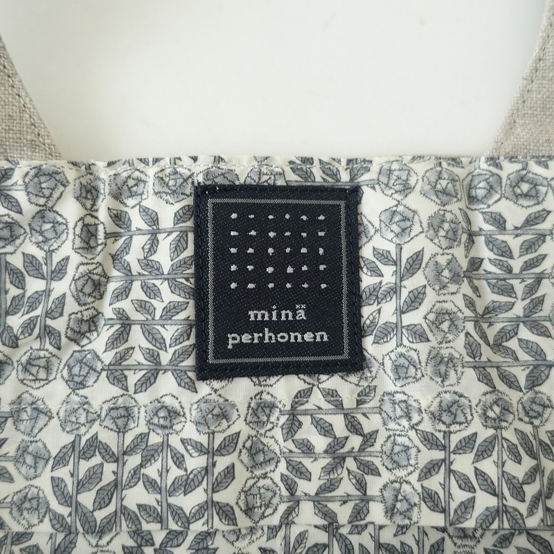 未使用】ミナペルホネン mina perhonen forest dot パニーニバッグ