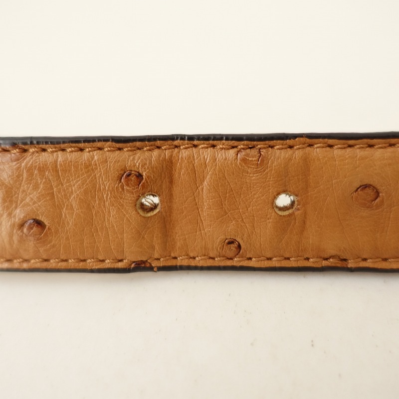 ���å��� Le Yucca��s ostrich belt �������ȥ�å��٥��   (ac30-2509-58)��70J52��