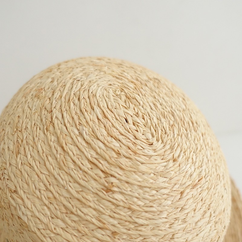 2ۥ Sashiki raffia back ribbon 7.5cm brim   (jha10-2506-3)82F52