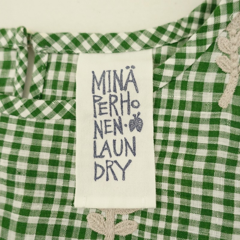 ミナペルホネンランドリー mina perhonen laundry bonheur ギンガム