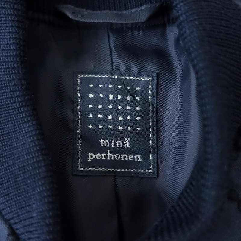 定価6.8万】ミナペルホネン mina perhonen tambourine ジップアップ
