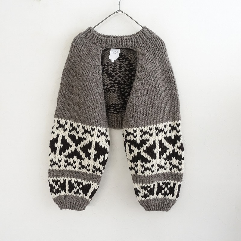 RhodolirioN ロドリリオン カウチンボレロ ニットボレロ 楽天市場】RHODOLIRION／ロドリリオン COWICHAN BOLERO カウチンボレロ